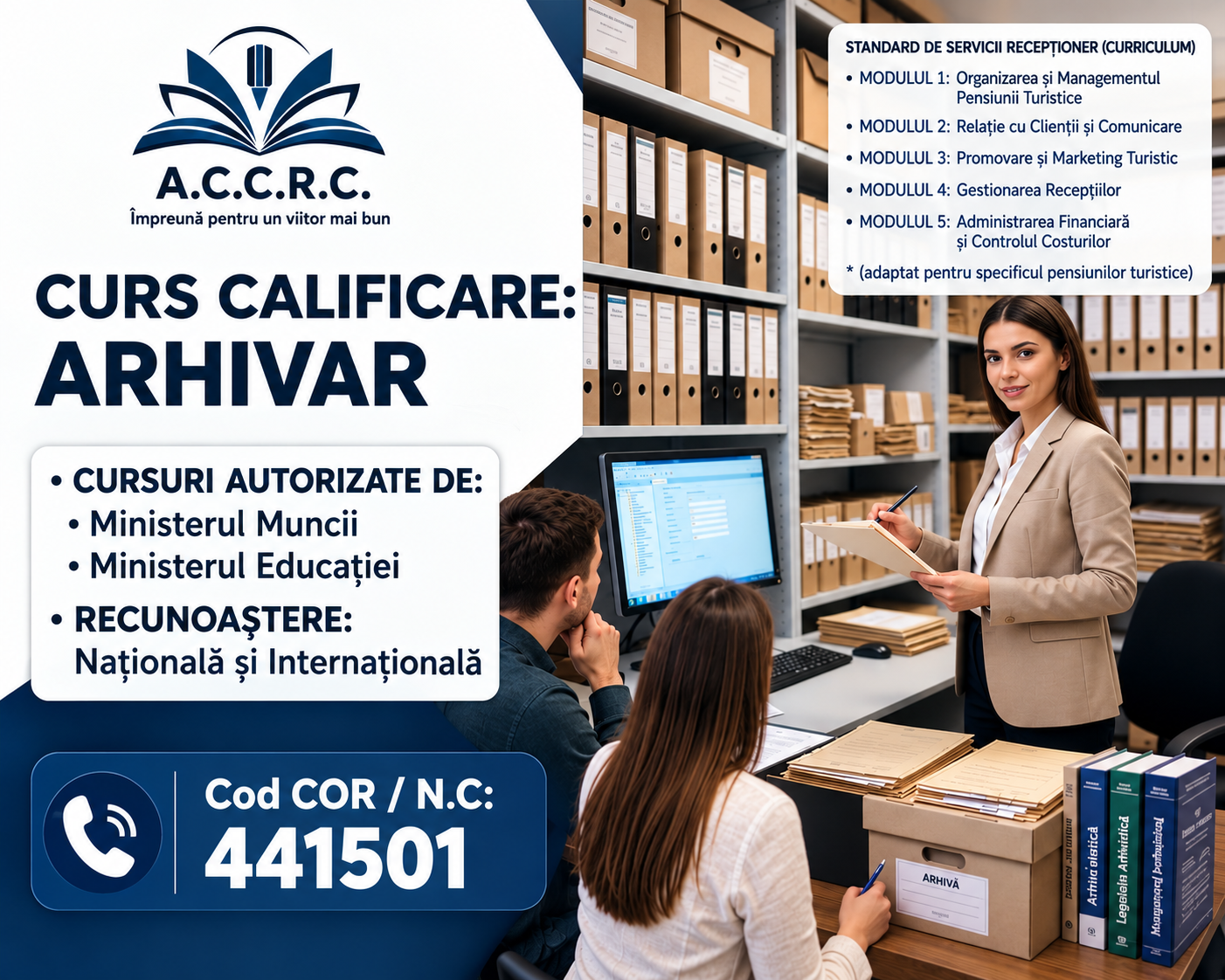 Arhivari, bibliotecari si curatori
