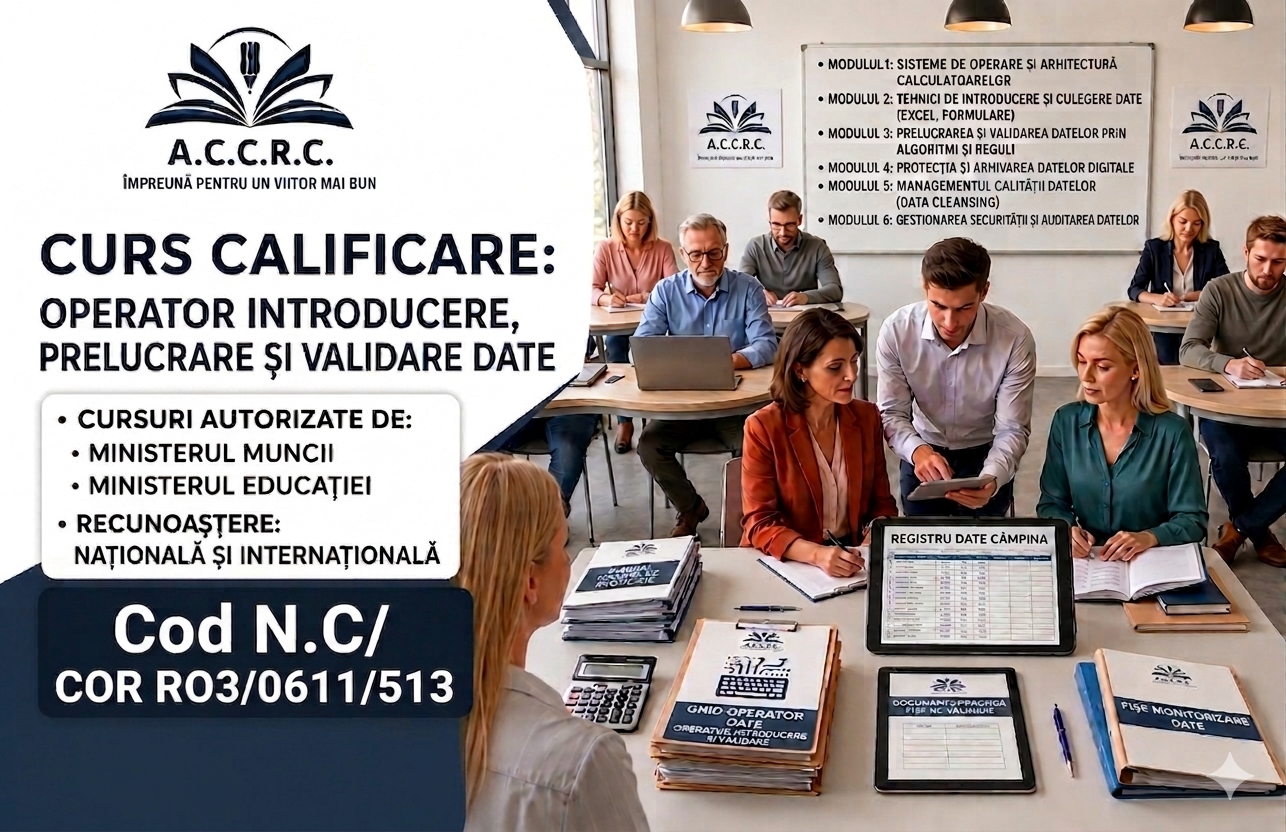 Operator introducere validare si prelucrare date